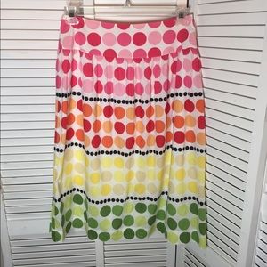 Talbots polka dot skirt Size 8